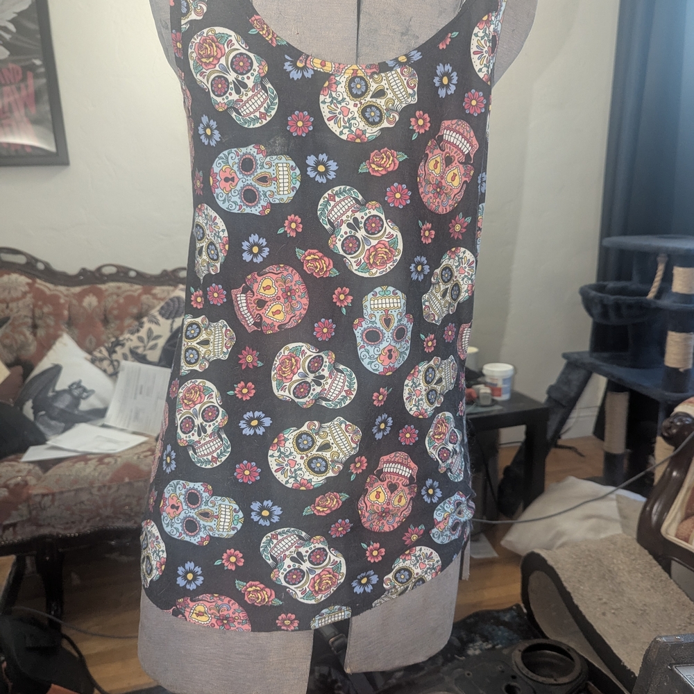 Sugar Skull Day Of The Dead Katrina Tank Top